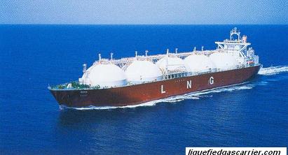 LNG carrier seaway