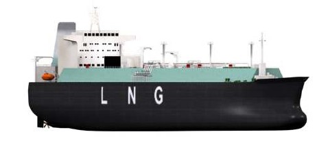 LNG carrier membrane gaz transport
