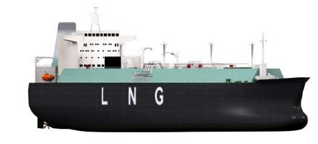 LNG carrier membrane gaz transport
